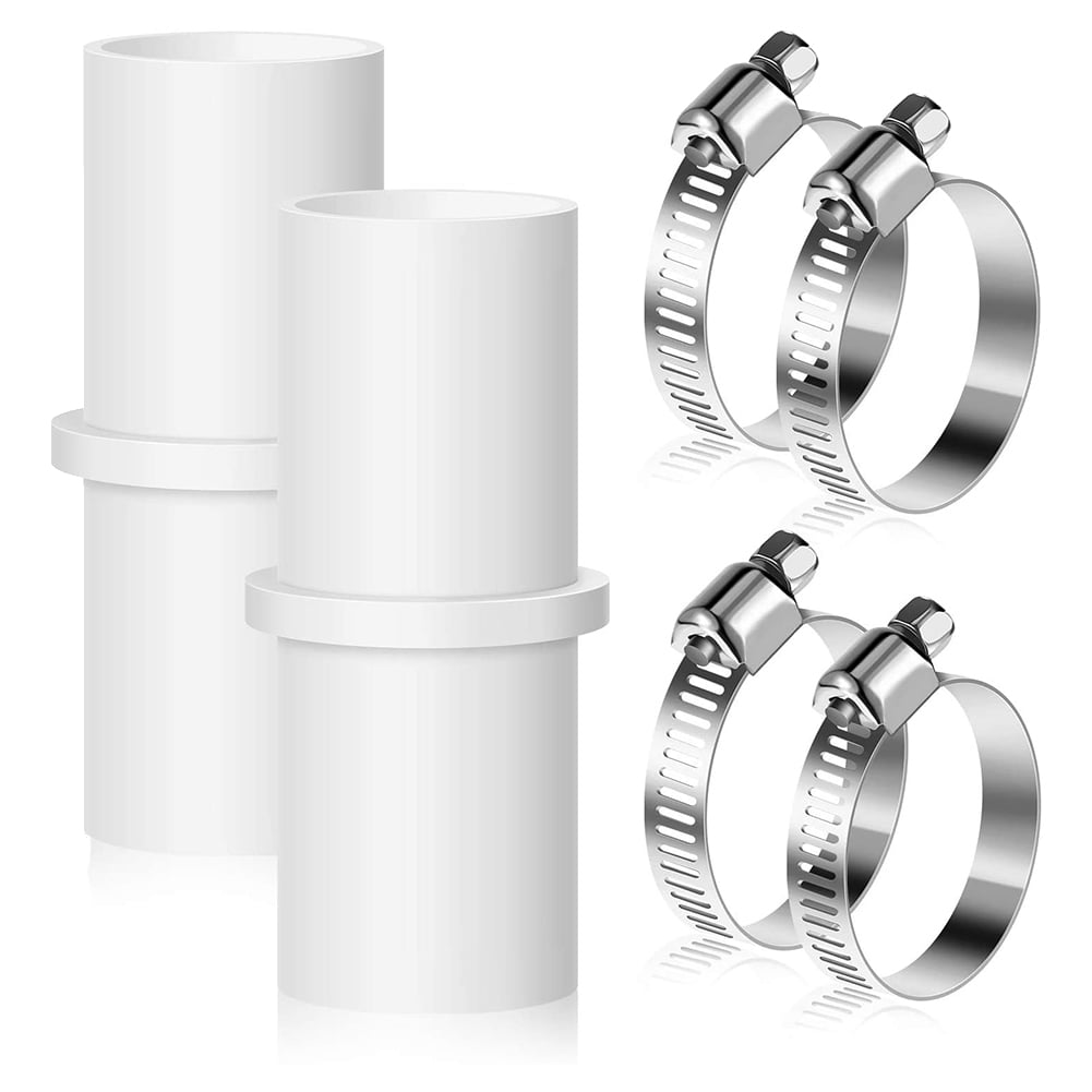 2 Pieces Washing Machine Drain Hose Connectors Washer Extension Adapter