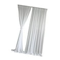thumbnail image 1 of 2 Pieces Wedding Curtains Photo Curtain Decorative Drapes Soft Fabric with Rod Pocket for Photography Stage, 1 of 9