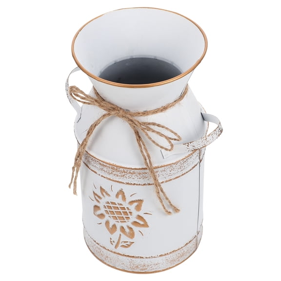 2 Pieces Wedding Decorations White Vase Flower Pot