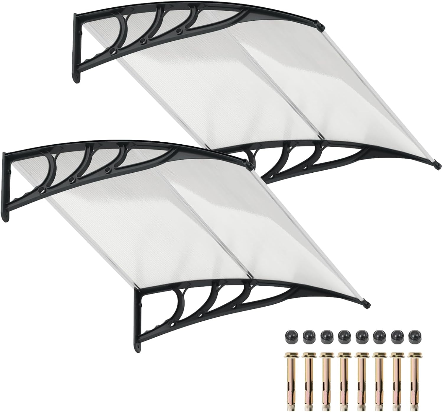 Awning For Front Door Outdoor Polycarbonate Cover,Window Door Awning