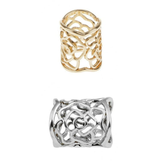 2 Pieces Womens Elegant Scarf Clips Scarf Buckle Silk Scarf Rings Holder