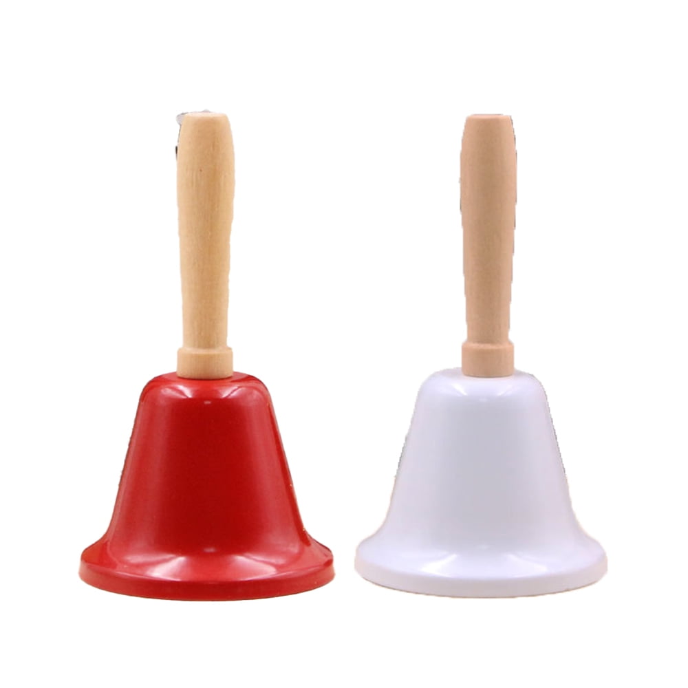 Multifunctional Hand Bell Call Bell Musical Instrument for Home School W4V2