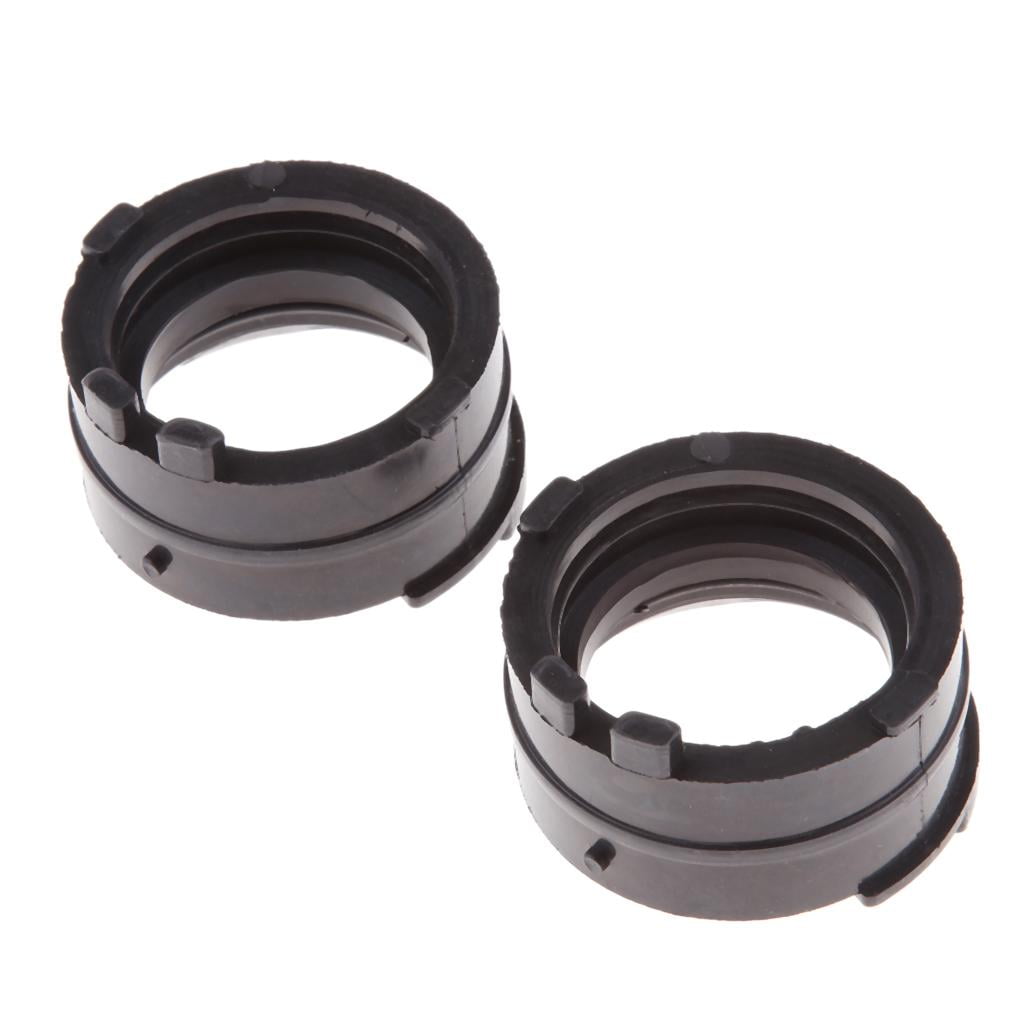 ACROPIX 40mm ID Rubber Black Motorcycle Carburetor Adapter Inlet