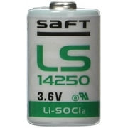 2 Pieces of Saft LS-14250 1/2 AA 3.6V Lithium Primary Battery for Mac computers non Rechargeable