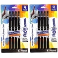 thumbnail image 1 of (2) Pilot FriXion ColorSticks Erasable Pen, Ink Color: Black, Point: Fine (0.7mm), 4 Packs (15184), 1 of 1