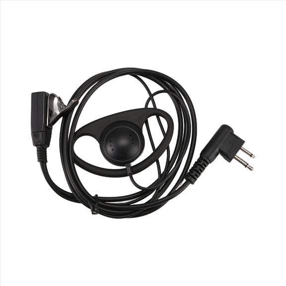 2 Pin Advanced D Shape Clip-Ear Ptt Headset Earpiece Mic 2 Way Radios GP88S GP300 GP68 GP2000 GP88 GP3188 CP040 CP1200 A8 A6 A10 A12