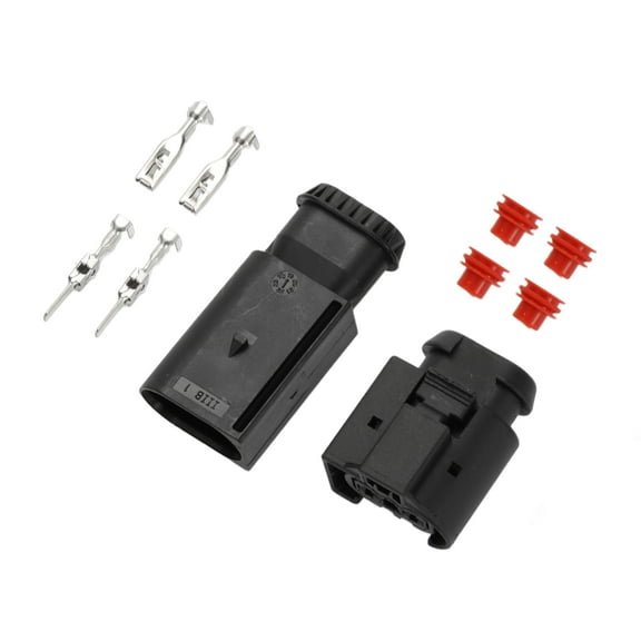 2 Pin Air Pump Connector Plug Waterproof Male Female Wire Terminal Connector for Mercedes-Benz 1 Set