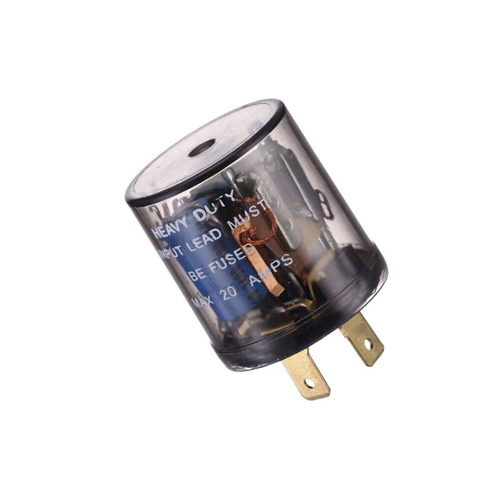 2-Pin Electronic LED Flasher Relay 12V LED Turn Signal Light Blinker ...