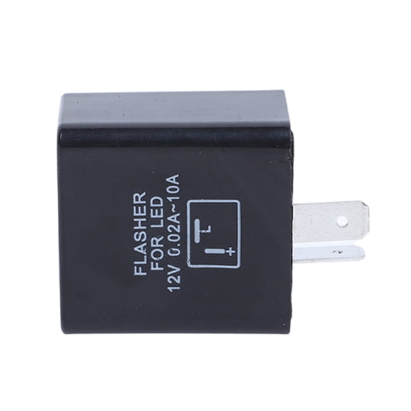 2 Pin Electronic LED Flasher Relays for Motorbike LED Turn Bulbs Adjustable LED Flasher Relays