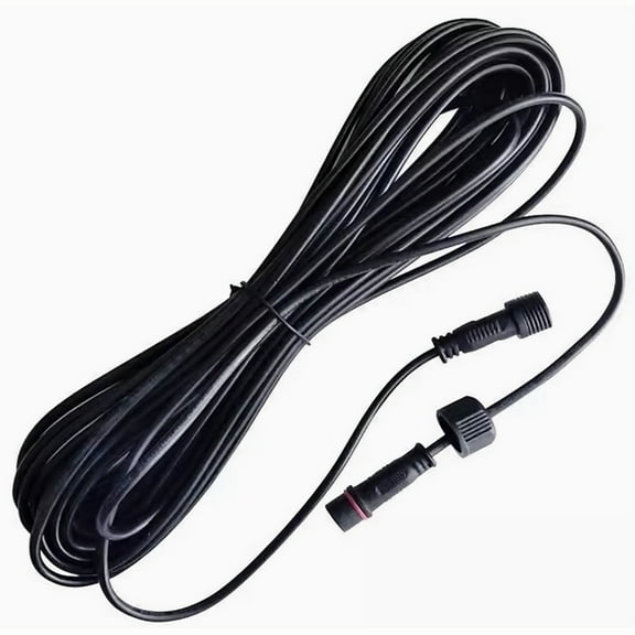 2 Pin Extension Cable for Solar Outdoor String Lights, 32 Ft Solar Strip Lights Waterproof Extension Cord