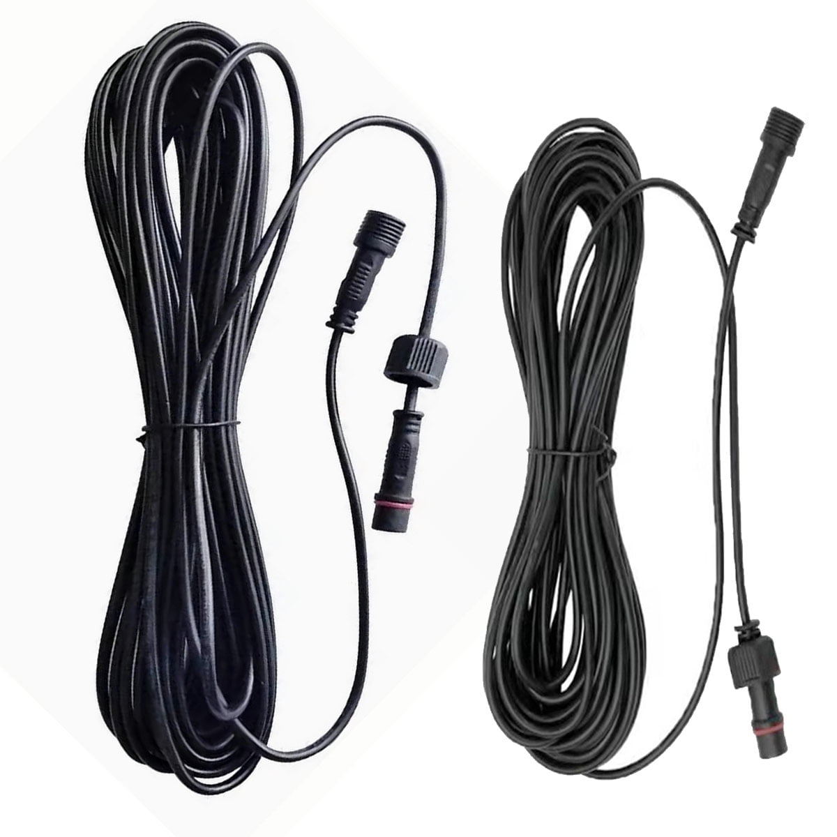 2 Pin Extension Cable for Solar Outdoor String Lights, 50 Ft Solar Strip Lights Waterproof Extension Cord