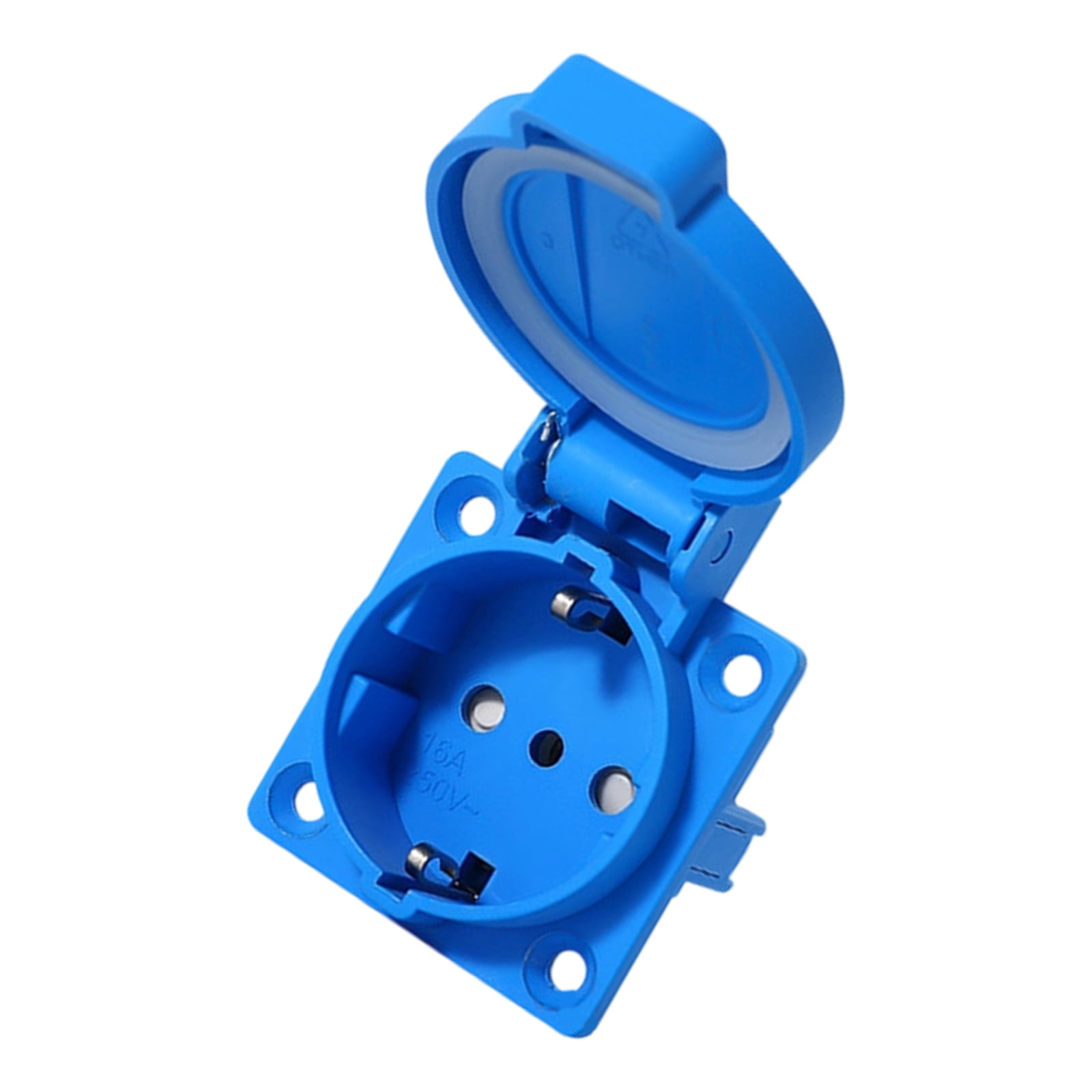 2 Pin Industrial Power Outlet Waterproof Dustproof Power Connector ...