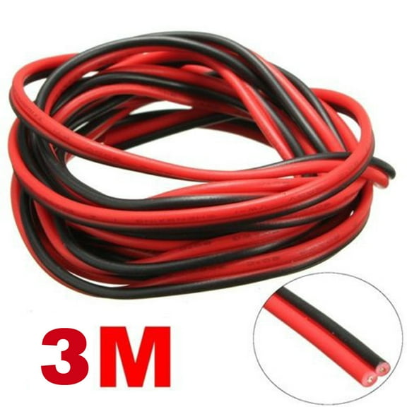 2 Pin LED Strip Light Extension Cable 9.84 Ft Red Black Connector Wire for 3528 5050 LED Strips 12V 300V Flexible PVC Cord Indoor Lighting Accessories