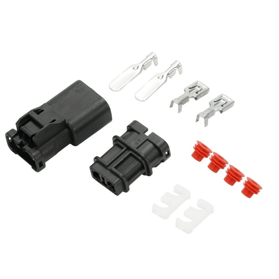 2 Pin Pressure Sensor Switch Connector Plug Male Female Wire Terminal Connector for Excavator 1 Set