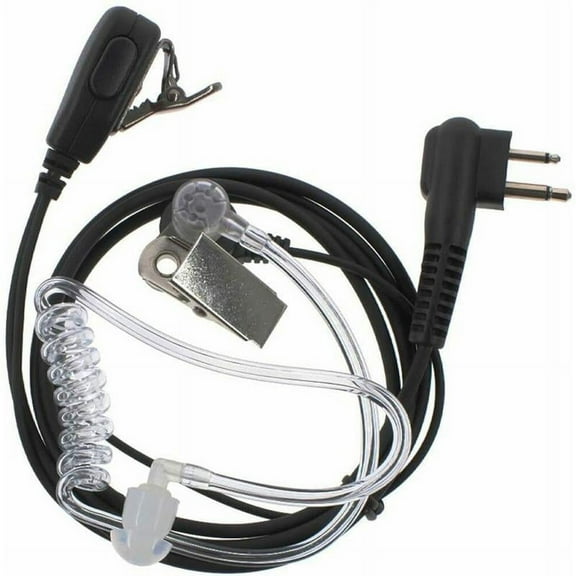 2 Pin Security #air# Tube Headset Covert Earpiece Mic For Talkie H4B X9C J7X6 By NZRUANE