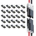 thumbnail image 1 of 2-Pin Solderless Wire Connector – Compact Plug for LED Strips & 18–22 AWG Cables, Copper & Polycarbonate, No Strip/Solder, (50 Pcs), 1 of 5