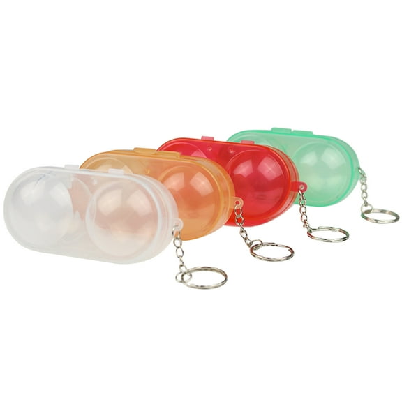 2 Ping-Pong Storage Protective for Case with for Key Chain Table Tennis Container Box for Outdoor Activities Indoor