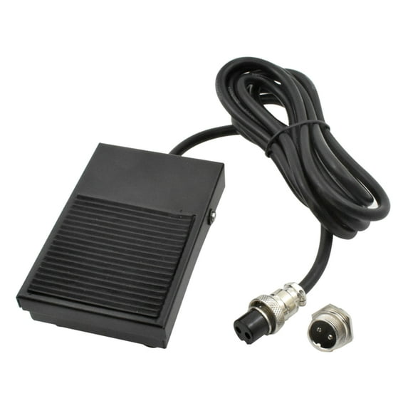 2 Pins Anti-skid Spot Welding Metal Foot Pedal for Ideal for Playing Games Porta