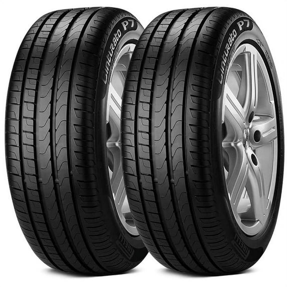 2 Pirelli Cinturato P7 All Season Plus 225 55R16 95V Tires 70000 Mile Warranty P2338800 / 225/55/16 / 2255516