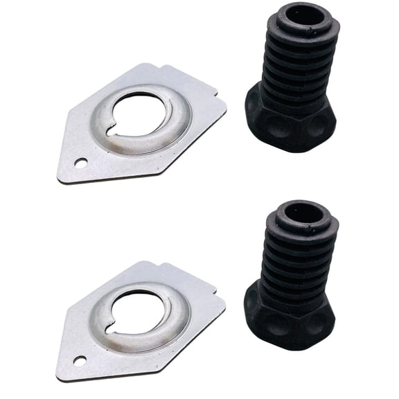 2 Pk, Clothes Dryer Leveling Leg, for Samsung, AP4210694,  DC97-12150A