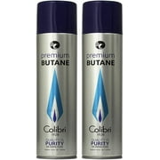 2 Pk Colibri Premium Lighter Butane Refil Fuel 162g 10.1oz 300ml Canister 9111-2
