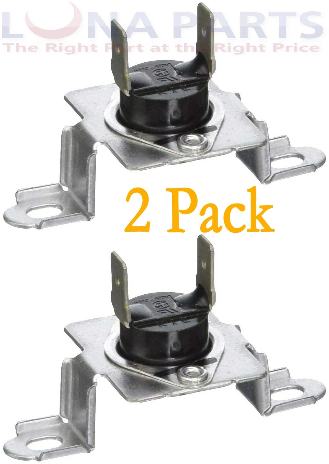 2 Pk, Dryer High Limit Thermostat, For Lg Brand, Ap4457603, 6931El3003C