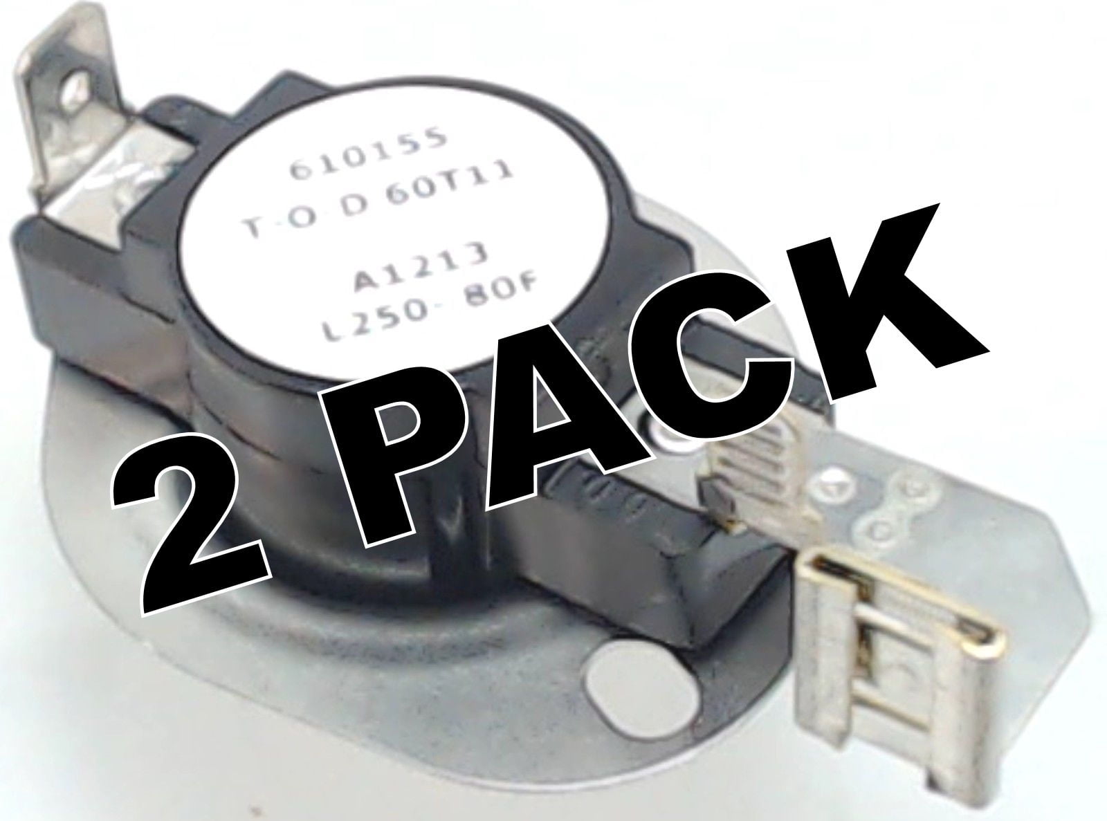 2 Pk, Dryer High Limit Thermostat for Whirlpool, Sears, AP3131941 