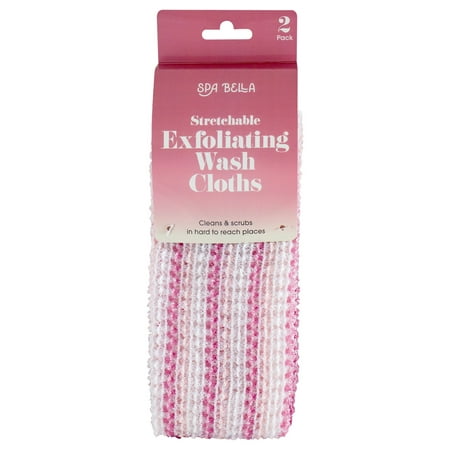 Walmart 2 Pack Stretchable Exfoliating Washcloth for Smooth Skin