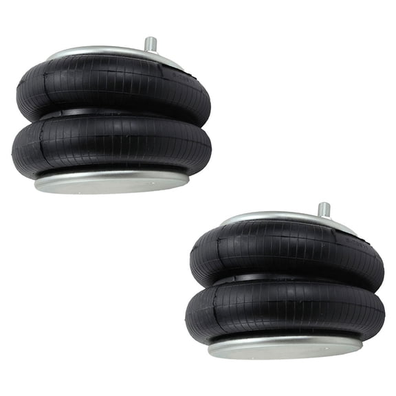 2 Pk Heavy Duty Air Spring Bag - Double Convoluted Air Suspension Spring Replaces 2B12-307, Meritor 200448, FS7403, Dayton Parts 354-7403, Navistar 554787C, 554787C1, Hendrickson B1159