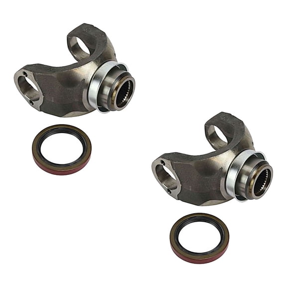 2 Pk Heavy Duty Differential End Yoke - 1710 Series Full Round End Yoke Replaces 213176, Eaton 126298, 127739, 213176