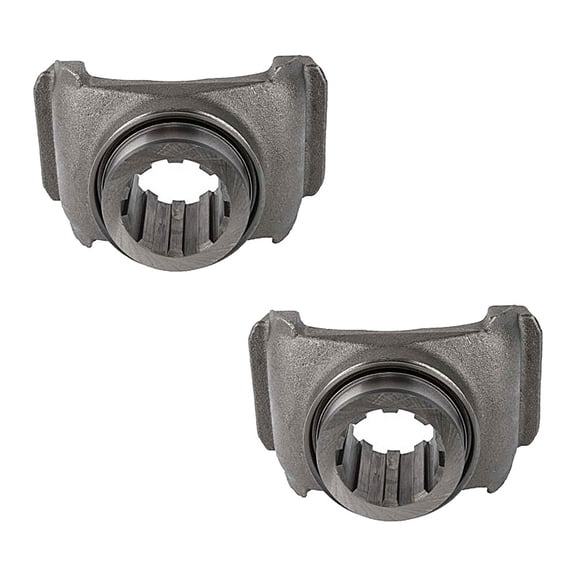 2 Pk Heavy Duty Differential End Yoke - 1810 Series Half Round Replaces 6-5-4-3561-1X, Navistar 1657-281-C, 1657281C, 1657281C91, Mack 181-MU-51-P32, Meritor 18TYS44-4A, FRT FUL A5413