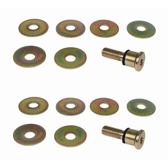 2 Pk Heavy Duty Door Kit - Door Latch Striker Pin Replaces A68172102K0, Freightner 18-19877-001, 18-25956-000, 18-27782-000, 1827782000, A1832468000, A18-19877-000, Automann HLK2138