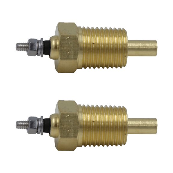 2 Pk Heavy Duty Engine Oil Temperature Sensor - Screw-on Mount Temperature Sensor Replaces 140401, PTR 17-04184, Automann 577.75637, PAI 730393, Automann AM57775637, Paccar Parts KW140401