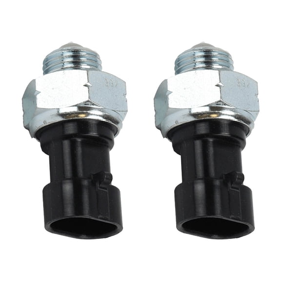 2 Pk Heavy Duty Reverse Back Up Light Switch - Valve Switch Replaces 21-465, Mei 15566155, Navistar 1698969C, 1698969C1, 1699216C, 2038062C, 461778C, Tectran 40058,  S25494