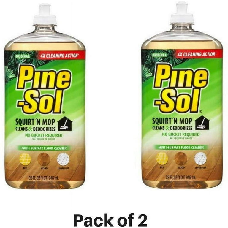 Pine-Sol Floor Cleaner Original Scent - Liquid - 2 Pack, 32 Fl Oz