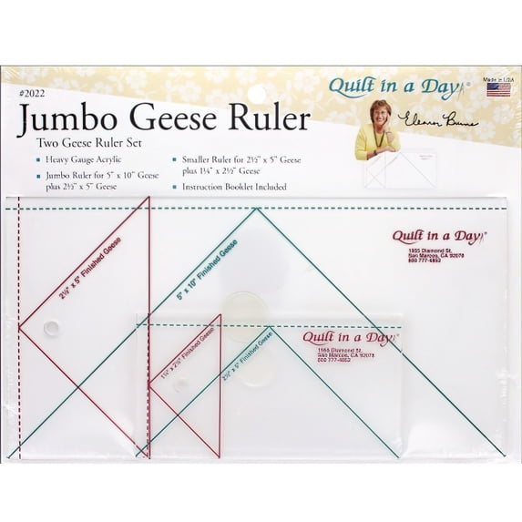 2/Pkg - Quilt In A Day Flying Geese Ruler Set