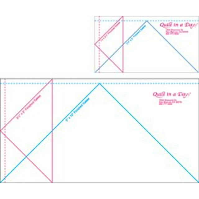 2/Pkg Quilt In A Day Flying Geese Ruler Set