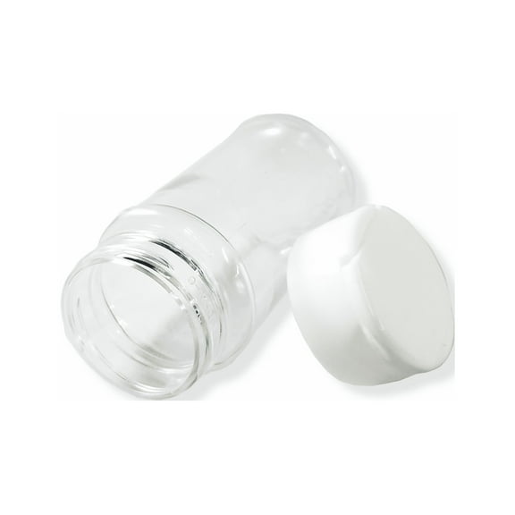 2 Plastic Spice Jars Bottles Containers Shakers. Perfect for Sorting Spices at Home Kitchens and restaurant tables.