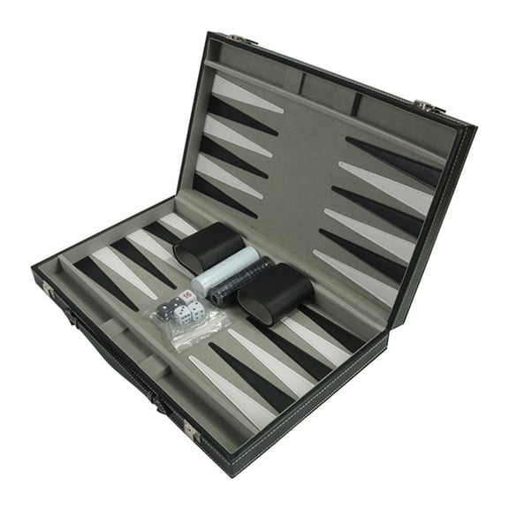 2 Player Backgammons Set Backgammons Board Game Set Travel Folding Board Game Case Easy to Use