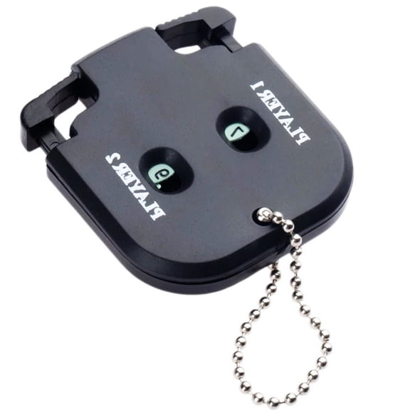 2 Player Digits Square Strokes Counter Golf Score Indicator with Keychain, Golf Strokes Counter Clickers for Golfers