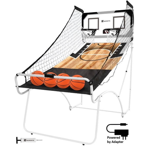 2-Player EZ-Fold Arcade Basketball Game, Powered by Adapter, by MD