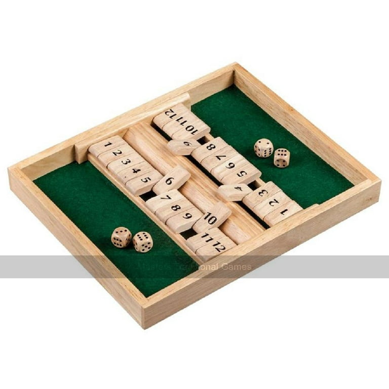 2 Player Shut the Box - 12 numbers - Walmart.com