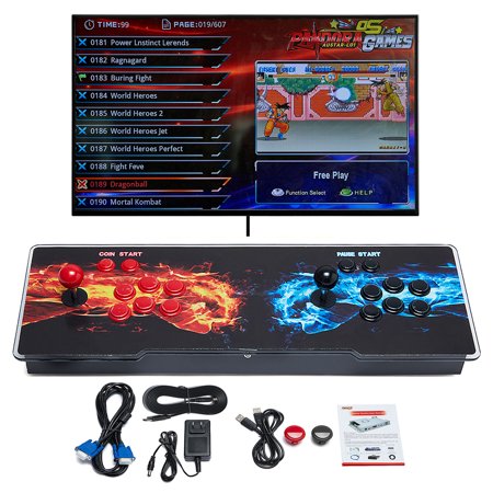 2 Players Pandora's 12th generation Box 3D Home Arcade Game Console 10000 Games Newest System with Advanced CPU Full HD HDMI/VGA/USB/ PS4