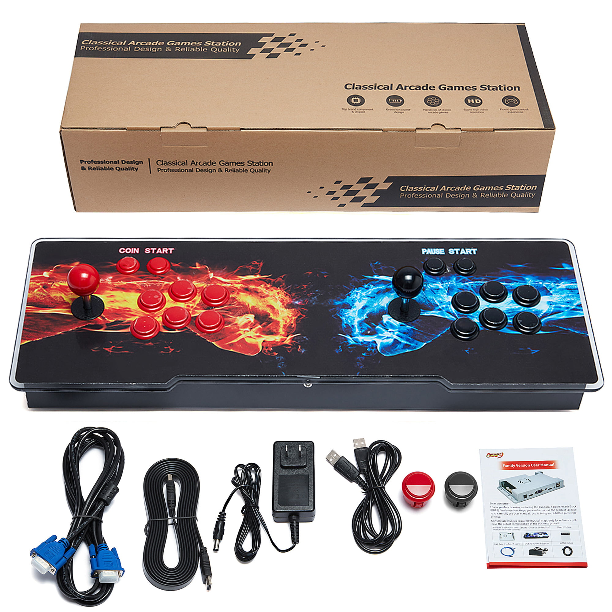 Best brose Pandora's Box 11 Arcade Game Console, 26800 Games  Installed,Support 3D Games, Games Classification, Upgraded CPU, Support PS3  PC TV 4
