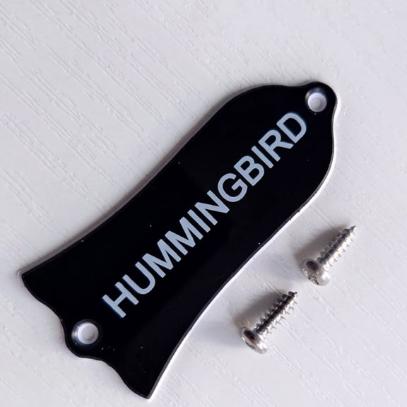 2 Ply Black Truss Rod Cover Plate for Gibson Cross Faith Guitar - Genuine Replacement Part