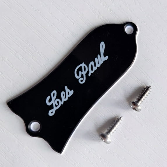2 Ply Black Truss Rod Cover Plate for Gibson Cross Faith Guitar - Genuine Replacement Part