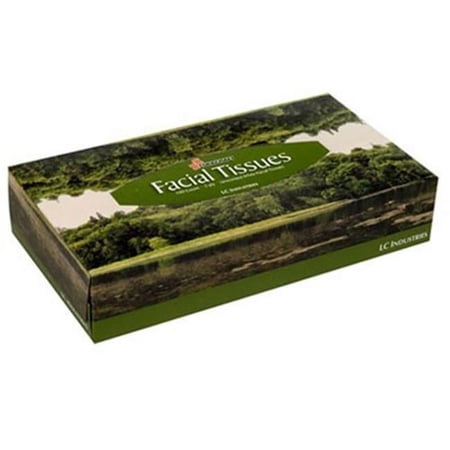 2-Ply Facial Tissue White - Pack of 12