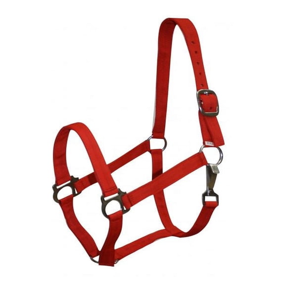 2-Ply Nylon Pony Halter (Red)