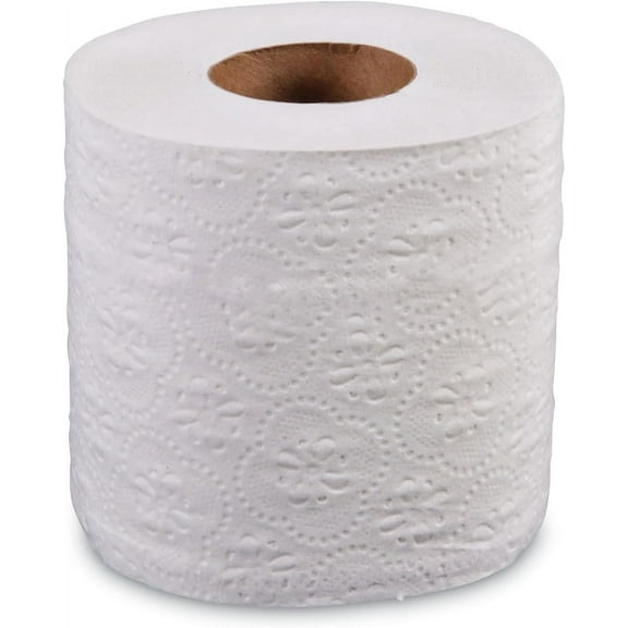 2-Ply Standard Septic Safe 4 in. x 3 in. Toilet Tissue - White (96/Carton)
