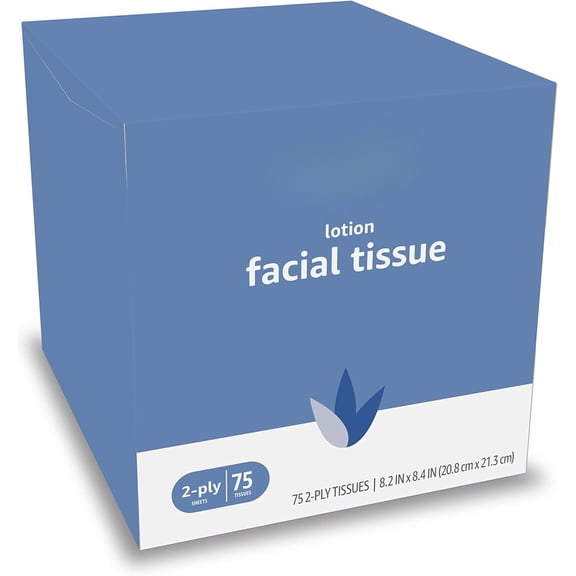 2-Ply Ultra Facial Tissue with Lotion, 75 Count